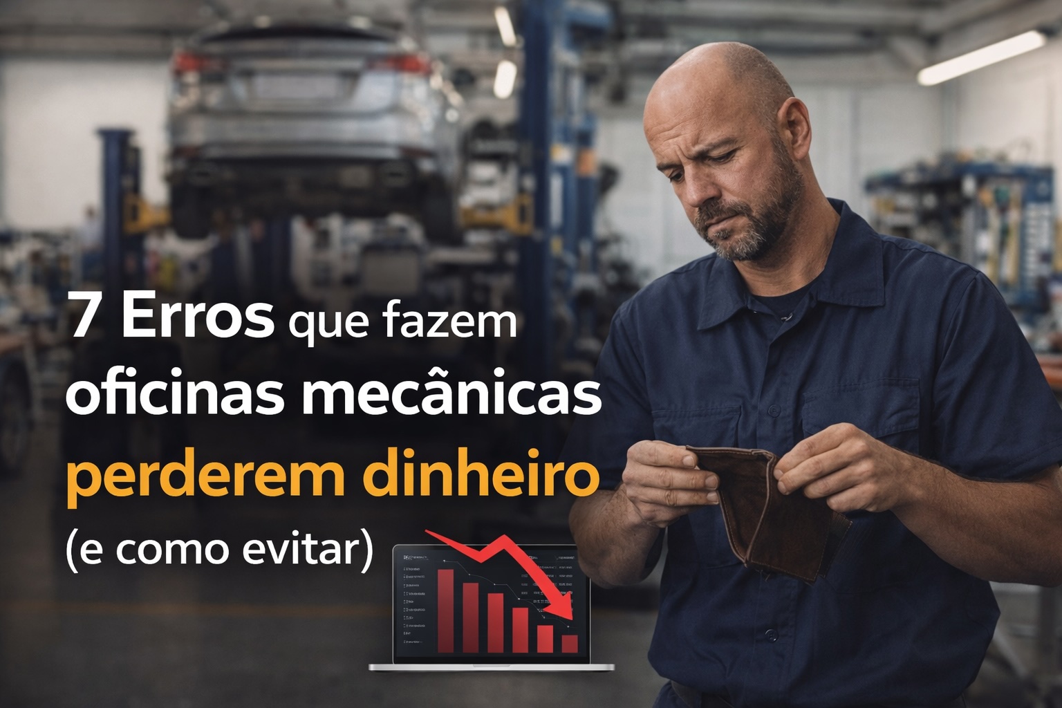 erros na gestão de oficina mecânica que causam prejuízo financeiro