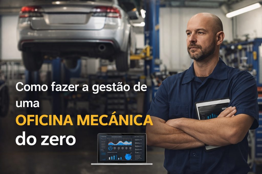gestão de oficina mecânica com controle digital e organização de serviços